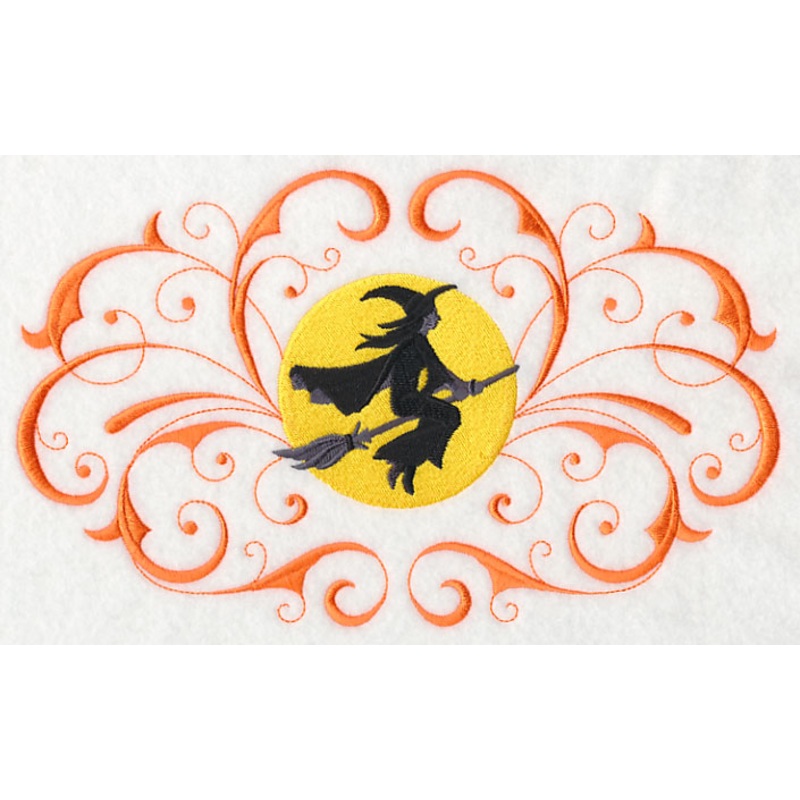 Witch Silhouette and Filigree|5.68″ x 9.41″ / 144.34mm x 239.1mm|4.72″ x 7.81″ / 119.83mm x 198.45mm|4.11″ x 6.8″ / 104.33mm x 172.76mm|2.31″ x 3.86″ / 58.57mm x 98.12mm|All Sizes