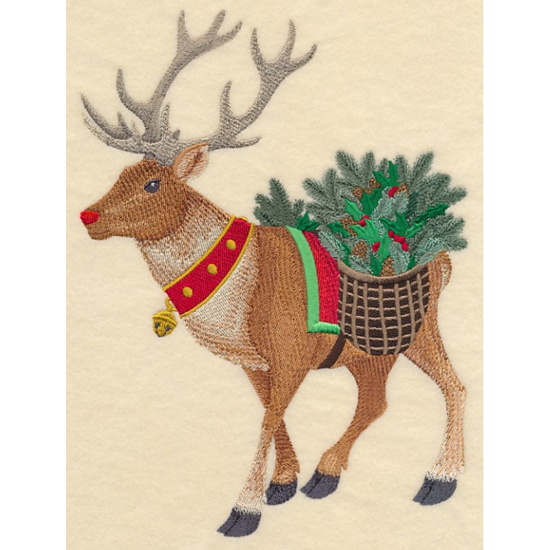 Wreathed in Christmas Smiles – Rudolph