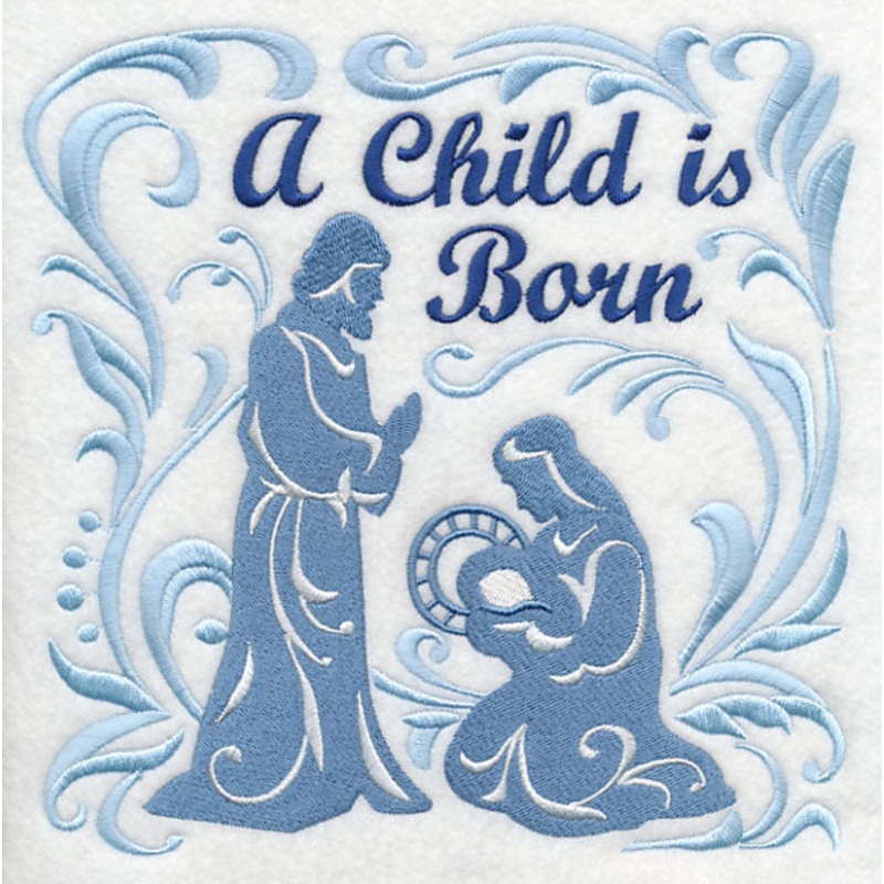A Child is Born|7.71″ x 7.8″ / 195.92mm x 198.13mm|6.9″ x 6.98″ / 175.26mm x 177.24mm|5.86″ x 5.93″ / 148.83mm x 150.52mm|4.86″ x 4.92″ / 123.44mm x 124.84mm|3.82″ x 3.87″ / 97.1mm x 98.23mm|All Sizes
