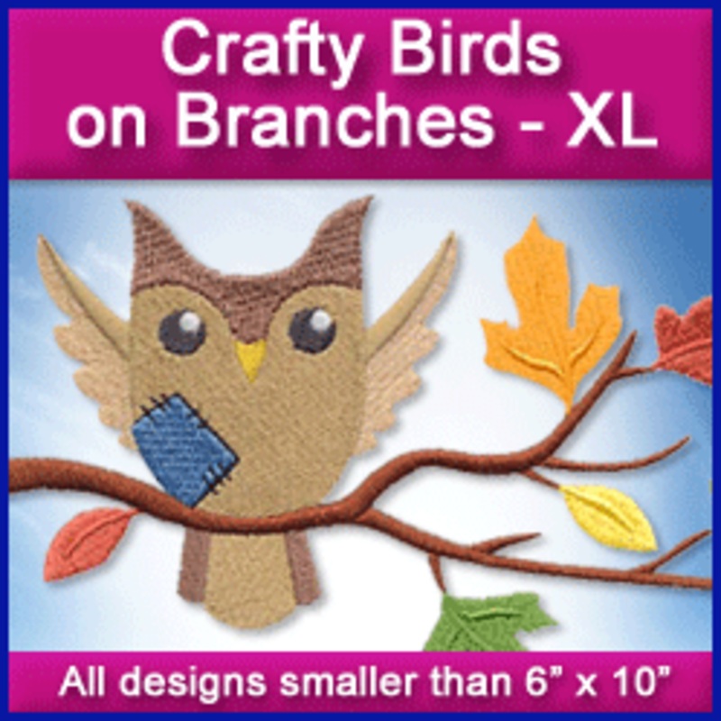 A Crafty Birds on Branches Design Pack