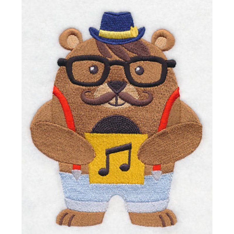 Wild With Style Mr. Bear|6.07″ x 4.85″ / 154.18mm x 123.07mm|3.86″ x 3.08″ / 98.01mm x 78.22mm|All Sizes