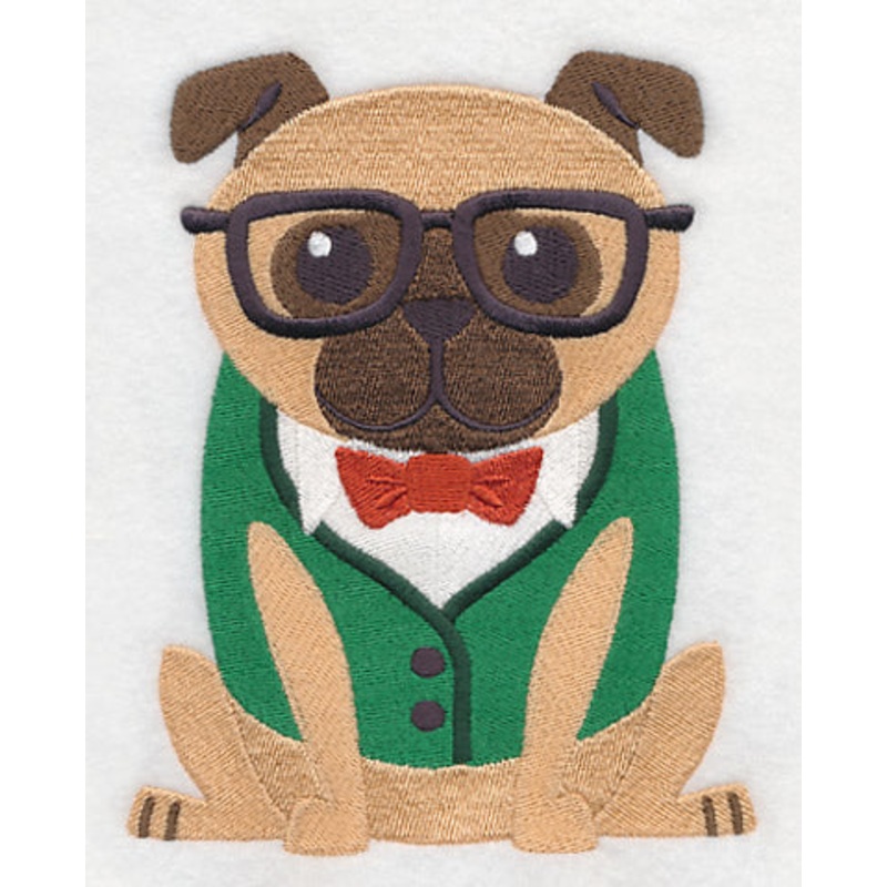 Wild With Style Mr. Pug|6.07″ x 4.85″ / 154.25mm x 123.11mm|3.86″ x 3.09″ / 98.09mm x 78.36mm|All Sizes