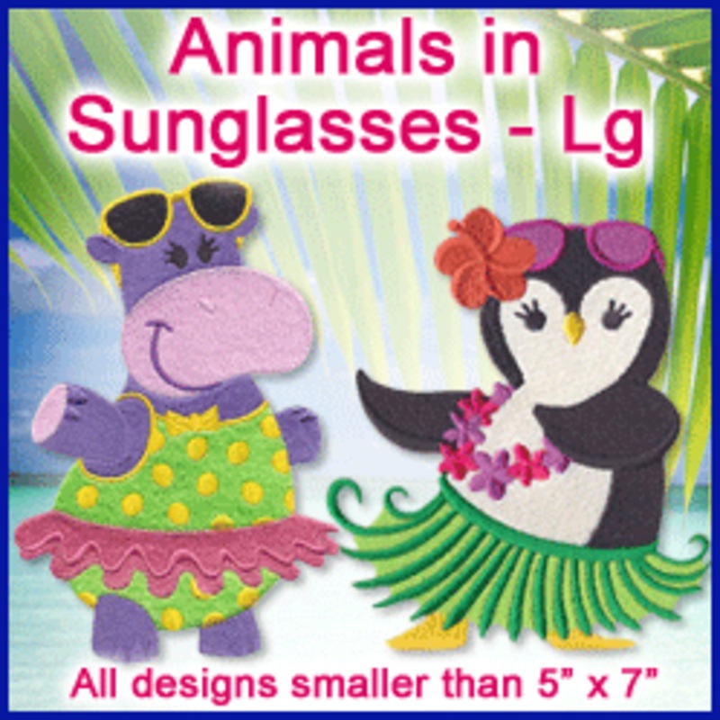 A Animals in Sunglasses Design Pack