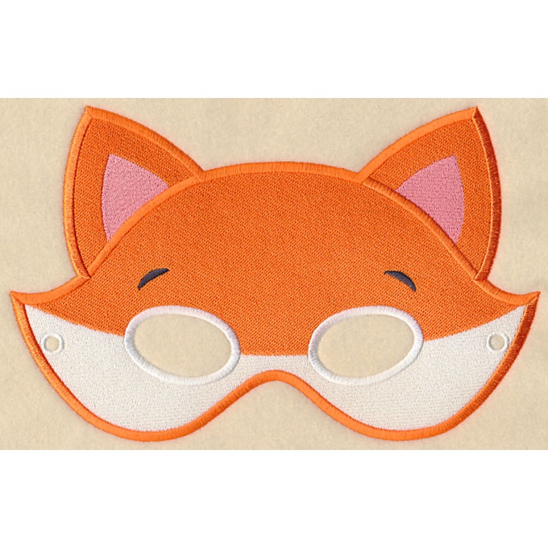Woodland Fox Mask – Large|5.77″ x 9.04″ / 146.55mm x 229.67mm|5.01″ x 7.85″ / 127.25mm x 199.4mm|4.38″ x 6.86″ / 111.23mm x 174.28mm|All Sizes