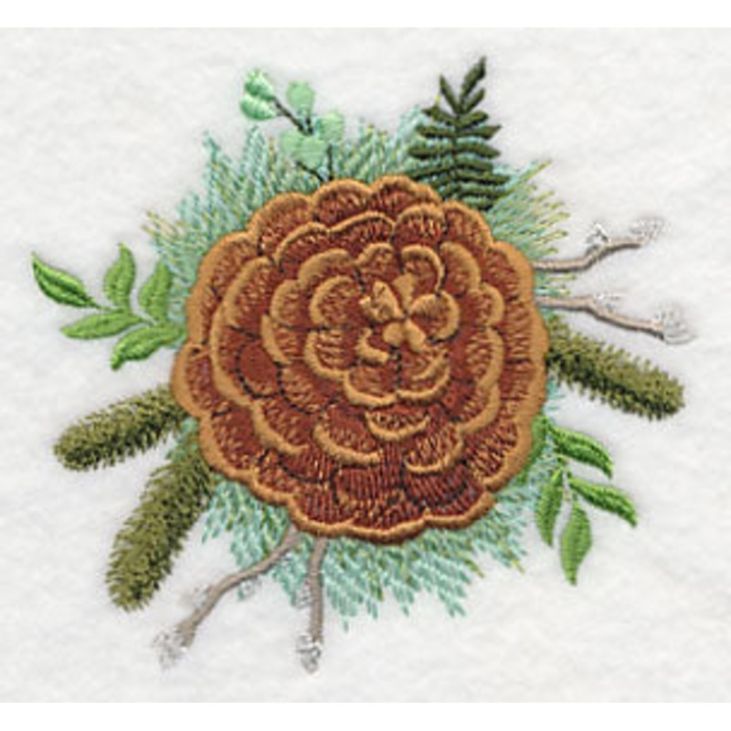 Woodland Meadows Pinecone|3.56″ x 3.84″ / 90.35mm x 97.63mm