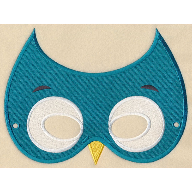 Woodland Owl Mask – Large|6.44″ x 8.59″ / 163.7mm x 218.11mm|5.6″ x 7.46″ / 142.13mm x 189.37mm|4.89″ x 6.52″ / 124.24mm x 165.52mm|All Sizes