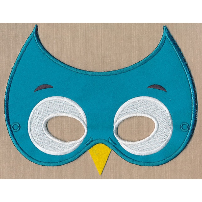 Woodland Owl Mask – Large (In-the-Hoop)