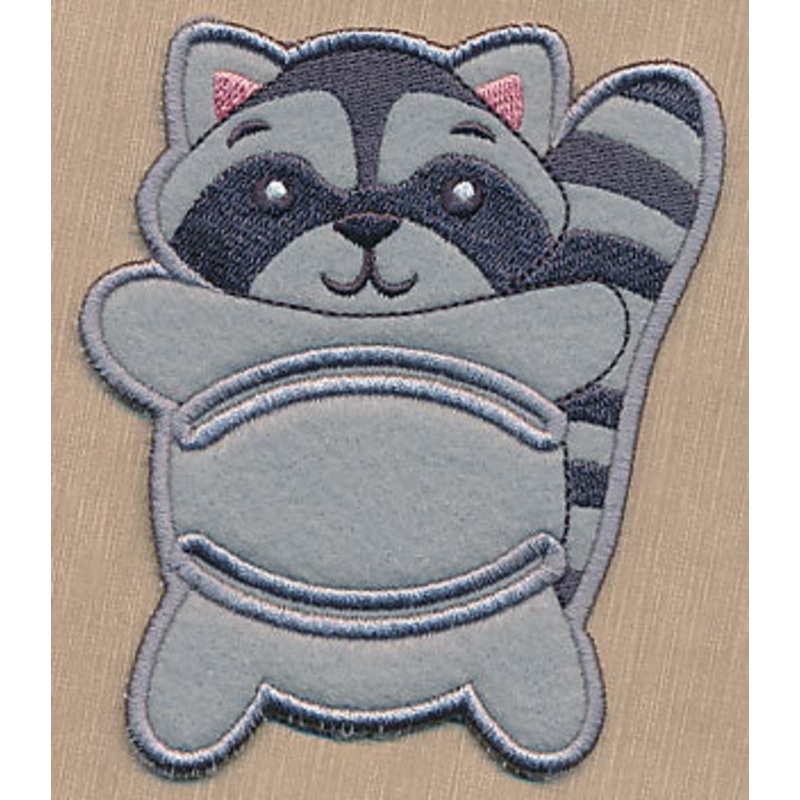 Woodland Raccoon Napkin Holder (In-the-Hoop)