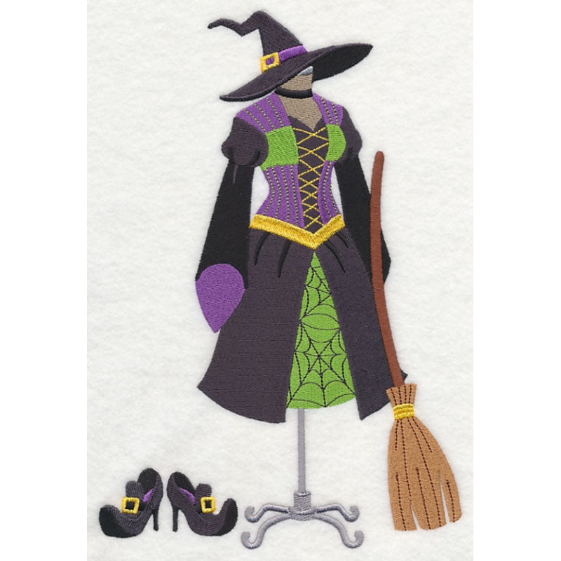 Witch Costume Dress Form|10.14″ x 6.91″ / 257.56mm x 175.51mm|8.66″ x 5.9″ / 219.96mm x 149.86mm|7.8″ x 5.31″ / 198.12mm x 134.87mm|6.86″ x 4.67″ / 174.24mm x 118.62mm|All Sizes