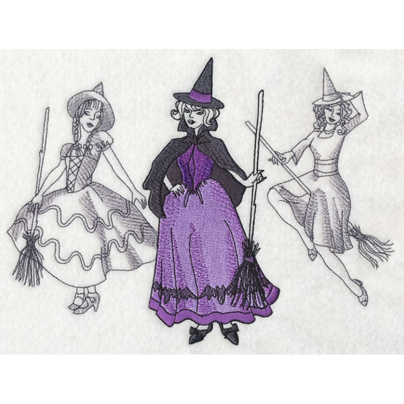 Witch Costume Fashion Plate|6.9″ x 9.27″ / 175.26mm x 235.43mm|5.81″ x 7.8″ / 147.49mm x 198.12mm|4.85″ x 6.51″ / 123.19mm x 165.48mm|All Sizes