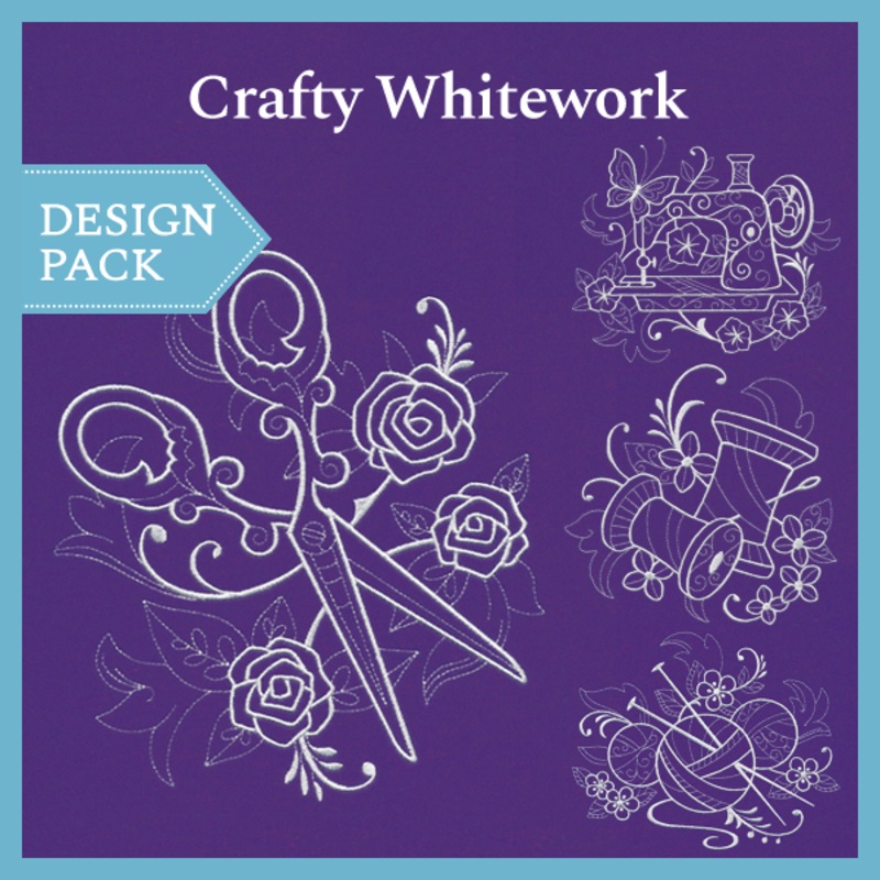 A Crafty Whitework Design Pack