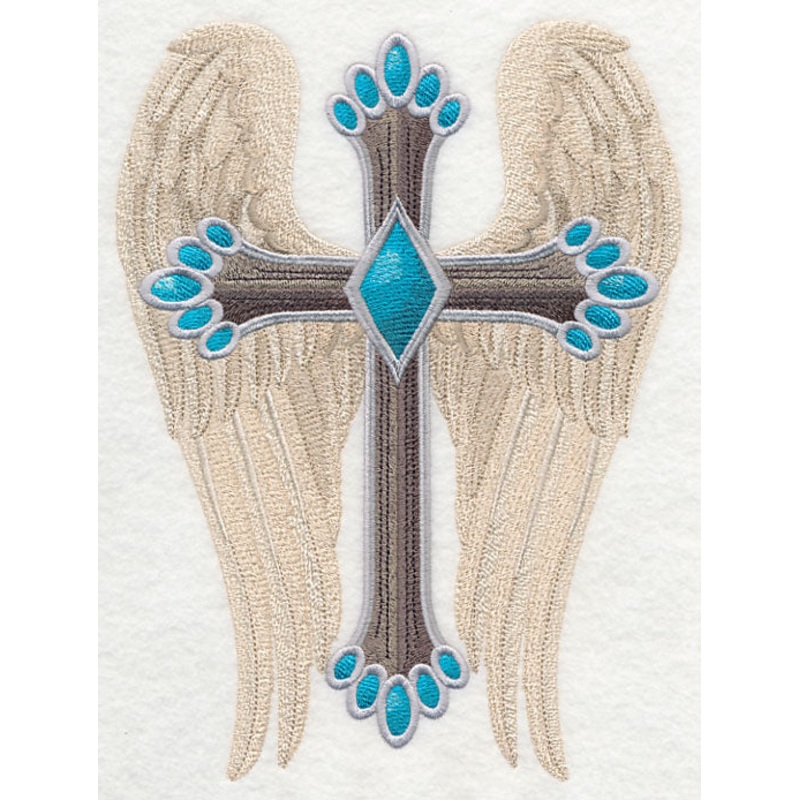 Winged Cross|9.22″ x 6.9″ / 234.1mm x 175.32mm|7.8″ x 5.84″ / 198.18mm x 148.43mm|6.48″ x 4.85″ / 164.6mm x 123.27mm|All Sizes