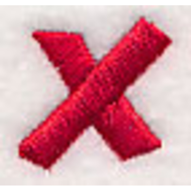 X Marks the Spot|0.81″ x 0.8″ / 20.57mm x 20.32mm|0.75″ x 0.74″ / 19.05mm x 18.8mm|0.7″ x 0.68″ / 17.78mm x 17.27mm|0.57″ x 0.56″ / 14.48mm x 14.22mm|0.4″ x 0.39″ / 10.16mm x 9.91mm|All Sizes