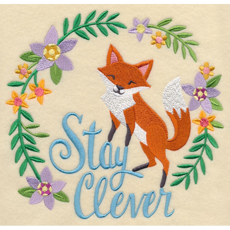 Wild Wisdom – Fox Stay Clever|7.43″ x 7.79″ / 188.82mm x 197.95mm|6.89″ x 7.21″ / 175.08mm x 183.21mm|5.85″ x 6.12″ / 148.61mm x 155.52mm|4.86″ x 5.09″ / 123.52mm x 129.26mm|All Sizes