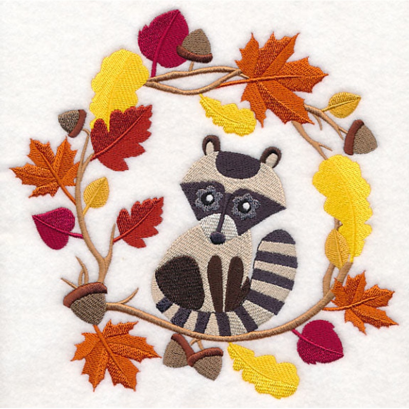 Wreathed in Autumn Raccoon|7.61″ x 7.81″ / 193.41mm x 198.25mm|6.9″ x 7.07″ / 175.24mm x 179.61mm|5.85″ x 5.99″ / 148.56mm x 152.25mm|4.86″ x 4.98″ / 123.33mm x 126.38mm|3.79″ x 3.89″ / 96.37mm x 98.7mm|All Sizes