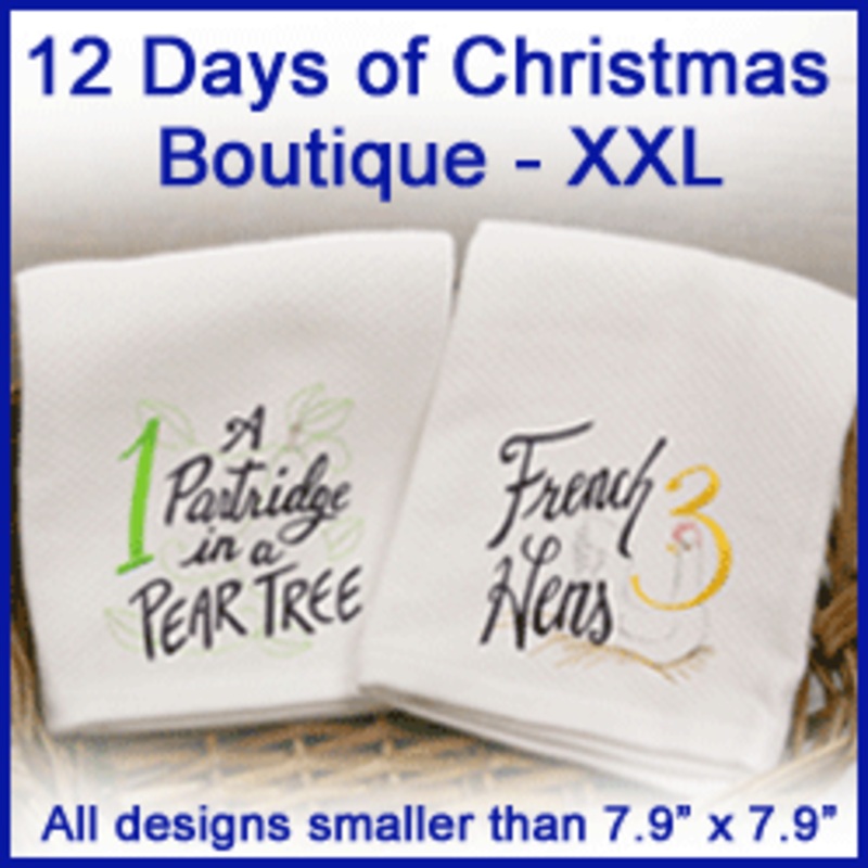 A 12 Days of Christmas Boutique Design Pack