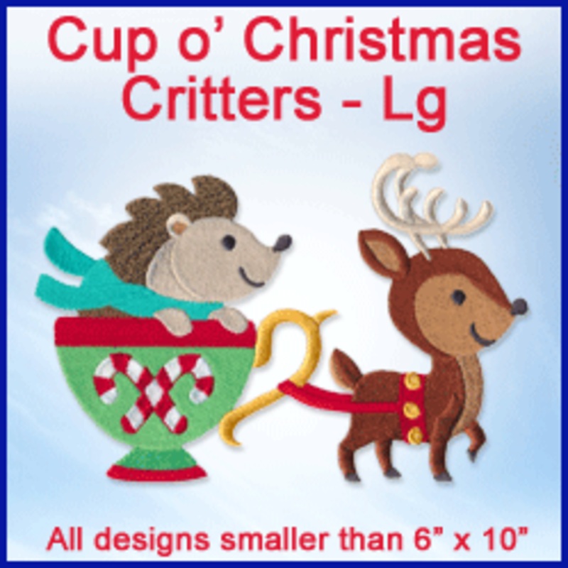 A Cup o’ Christmas Critters Design Pack