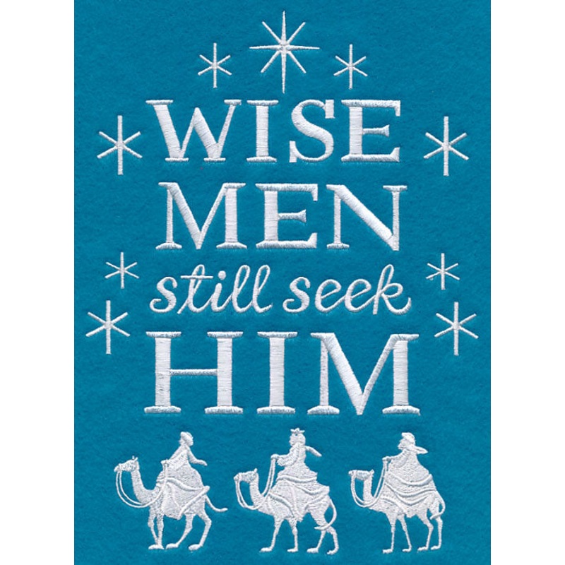 Wise Men Still Seek Him (Whitework)