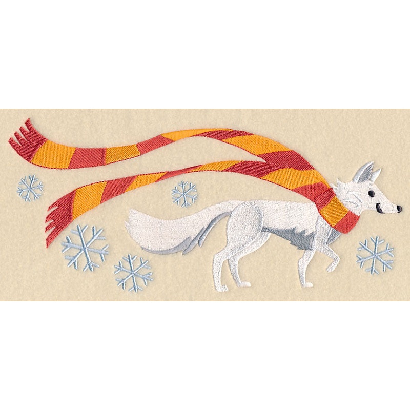 Wrapped Up in Winter Arctic Fox