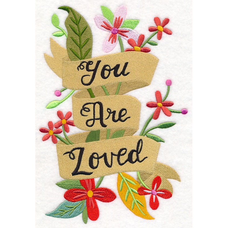 You Are Loved Bouquet|10.11″ x 6.83″ / 256.87mm x 173.59mm|8.64″ x 5.86″ / 219.37mm x 148.95mm|7.78″ x 5.28″ / 197.65mm x 134.2mm|6.85″ x 4.65″ / 173.94mm x 118.16mm|All Sizes
