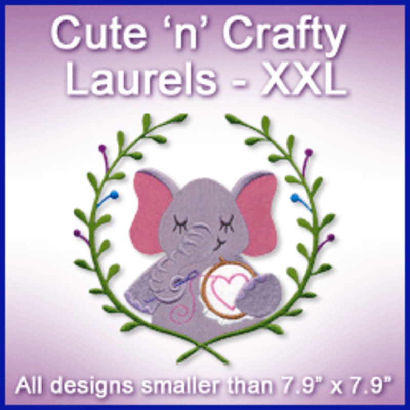 A Cute ‘n’ Crafty Laurels Design Pack