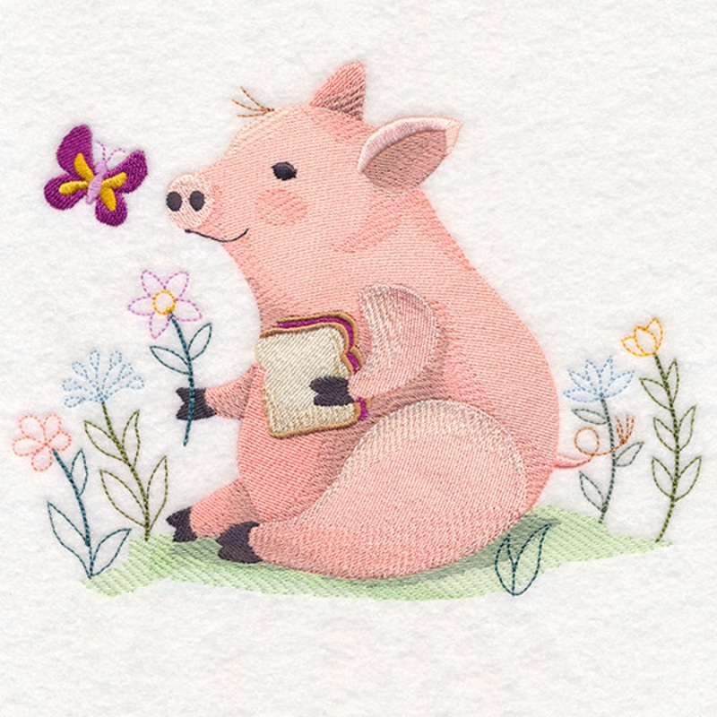 Woodland Picnic Party – Pig|5.7″ x 7.32″ / 144.78mm x 185.93mm|4.7″ x 6.04″ / 119.38mm x 153.42mm|3″ x 3.85″ / 76.2mm x 97.79mm|All Sizes