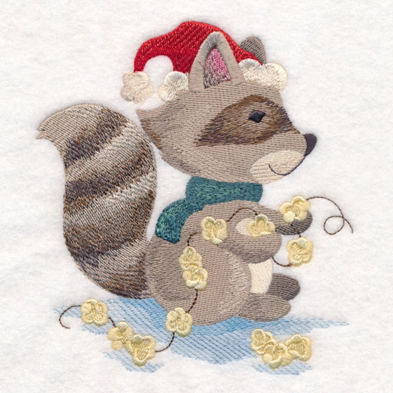 Woodland Christmas Party – Raccoon