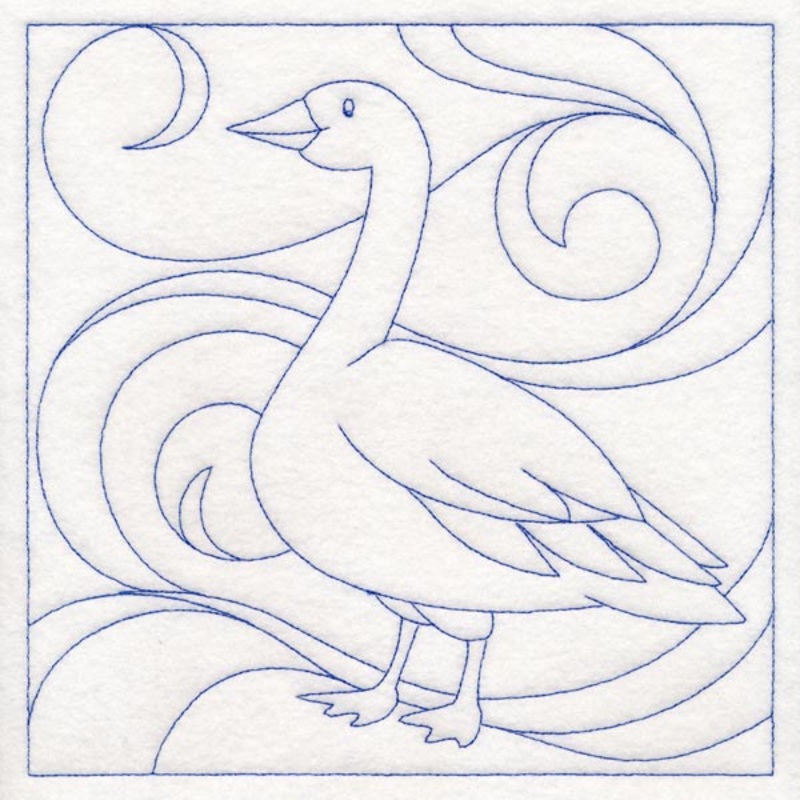Winter Birds Quilting – Snow Goose (Double Run)