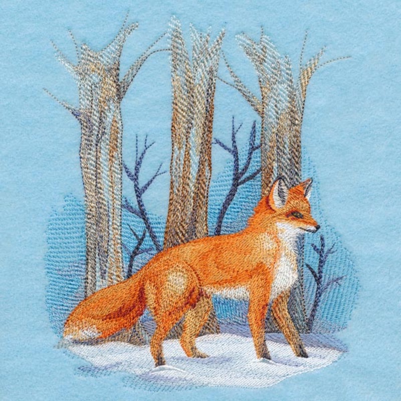 Winter Fox in Watercolor|7.79″ x 6.53″ / 197.99mm x 165.98mm|6.98″ x 5.85″ / 177.33mm x 148.65mm|5.83″ x 4.89″ / 148.12mm x 124.29mm|All Sizes