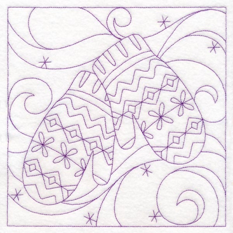 Winter Quilting – Mitten (Double Run)