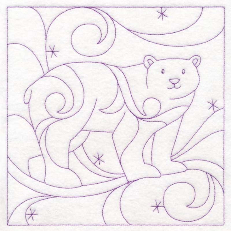 Winter Quilting – Polar Bear (Double Run)