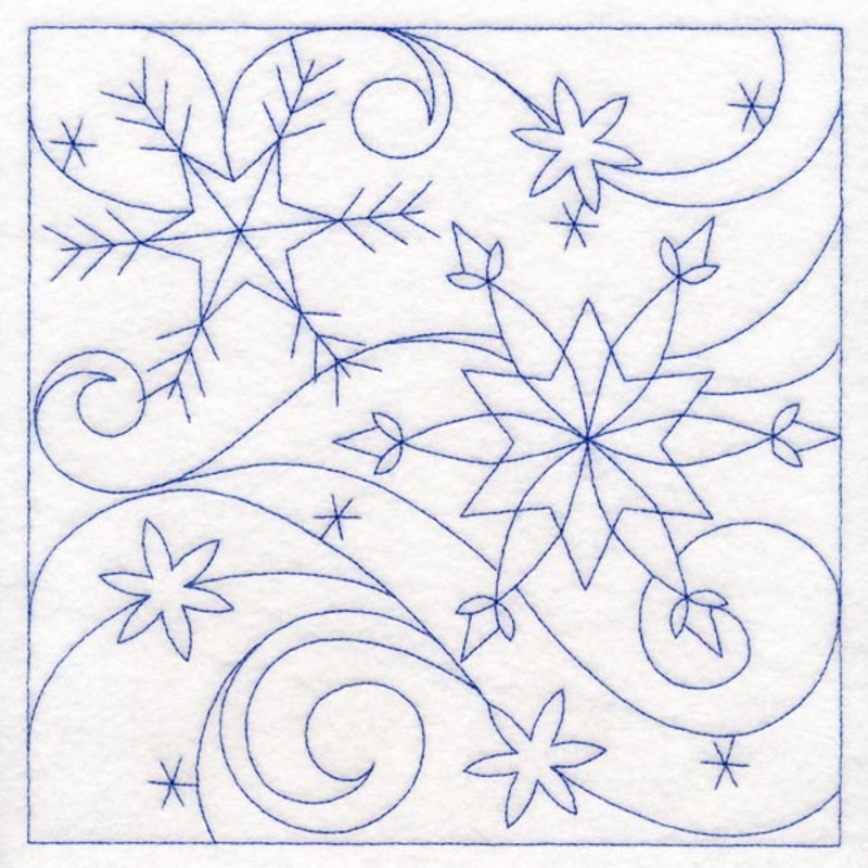 Winter Quilting – Snowflake (Double Run)
