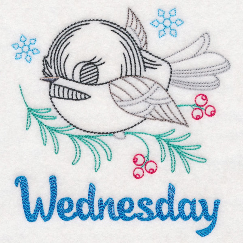 Winter Chickadee – Wednesday (Vintage)