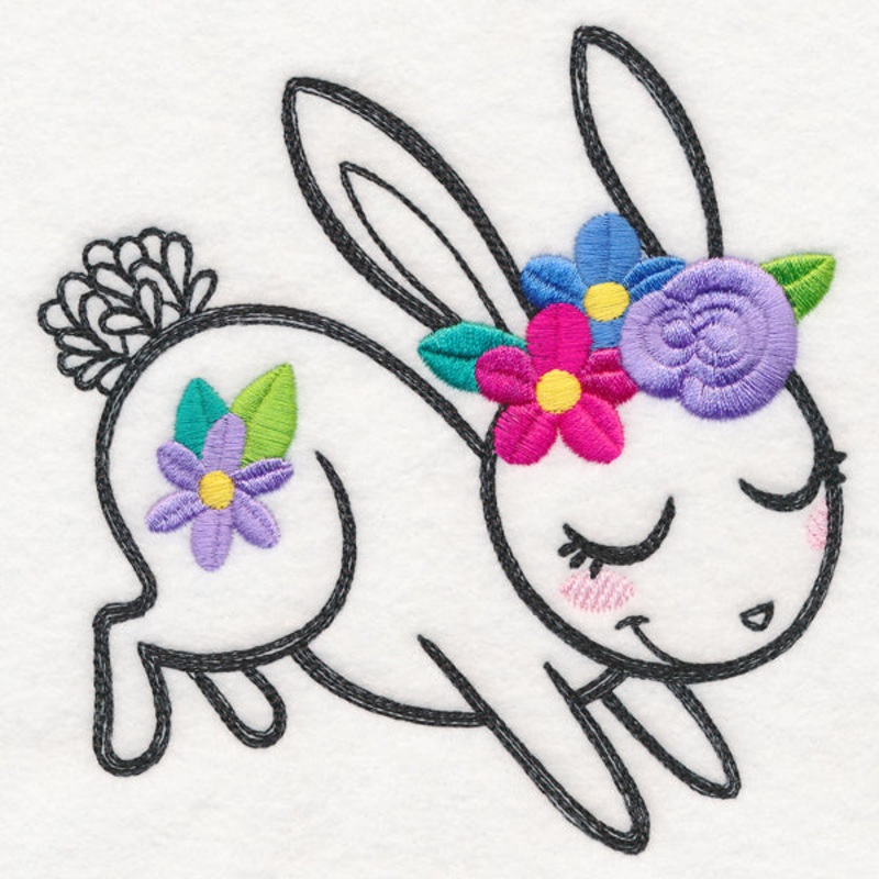 Wildflower Friends – Bunny|5.35″ x 5.23″ / 135.87mm x 132.84mm|4.46″ x 4.36″ / 113.22mm x 110.63mm|2.87″ x 2.8″ / 72.82mm x 71.04mm|All Sizes