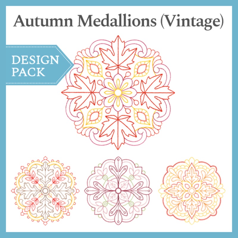A Autumn Medallions (Vintage) Design Pack