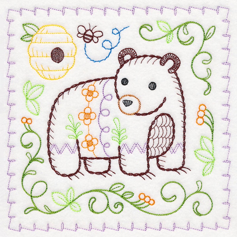 Woodland Charm – Bear (Vintage)