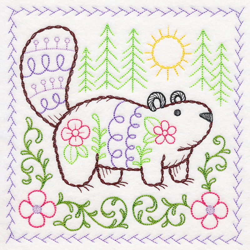 Woodland Charm – Beaver (Vintage)