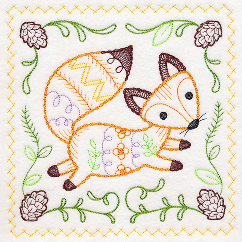 Woodland Charm – Fox (Vintage)