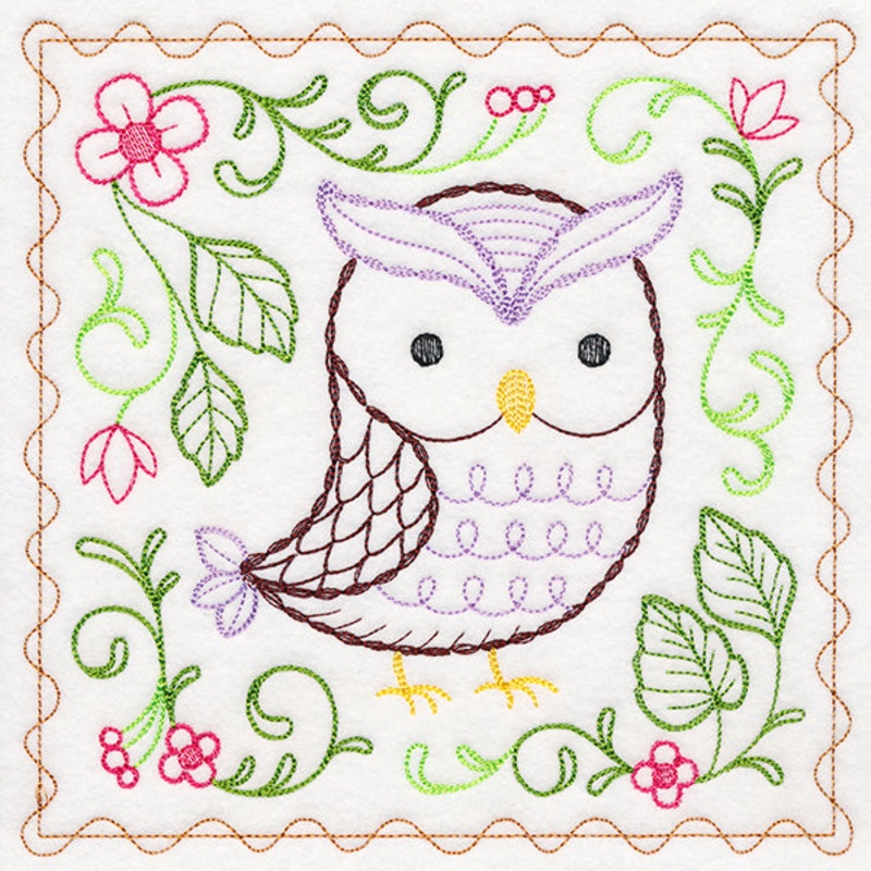 Woodland Charm – Owl (Vintage)