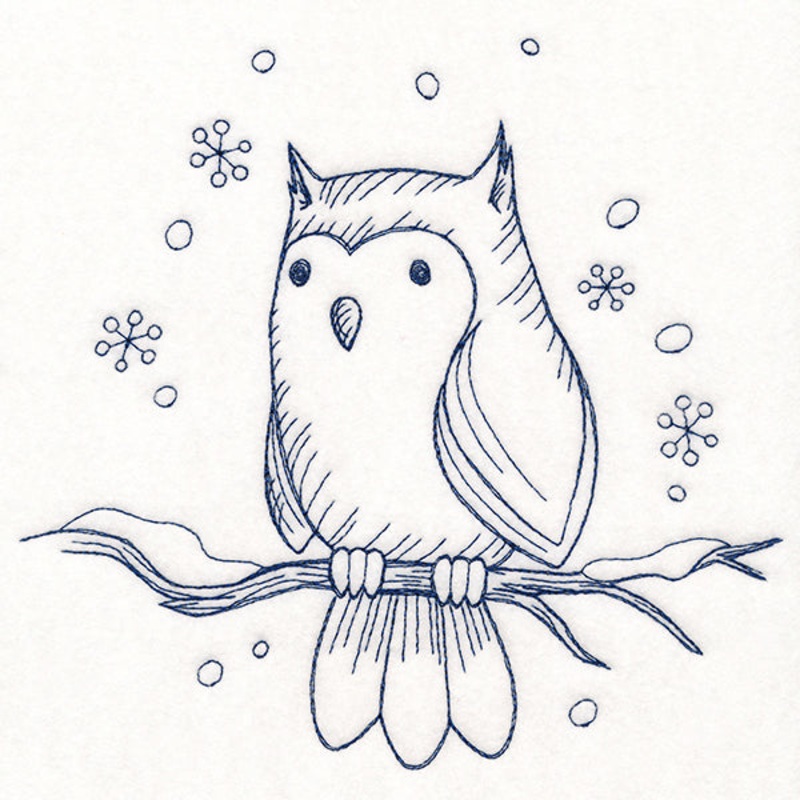 Wintertide Owl Etching|7.41″ x 7.8″ / 188.2mm x 198.12mm|6.5″ x 6.85″ / 165.22mm x 173.99mm|5.56″ x 5.85″ / 141.13mm x 148.59mm|4.61″ x 4.85″ / 117.02mm x 123.19mm|All Sizes
