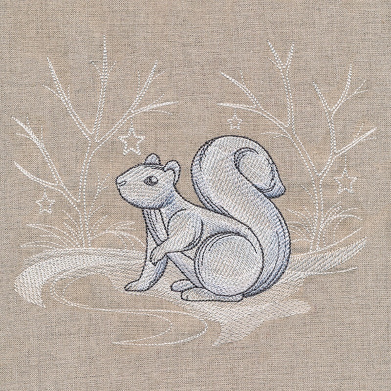 Winter Storybook Animals – Squirrel