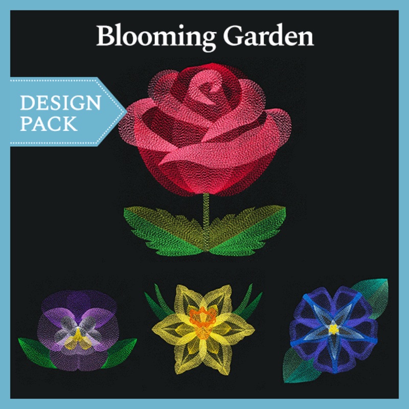 A Blooming Garden Design Pack|7.8″ x 7.39″ / 198.2mm x 187.8mm|6.85″ x 6.49″ / 174mm x 164.8mm|5.85″ x 5.54″ / 148.6mm x 140.8mm|4.85″ x 4.6″ / 123.2mm x 116.8mm|3.85″ x 3.85″ / 97.8mm x 97.8mm|All Sizes