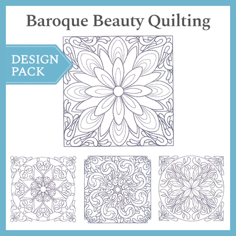 A Baroque Beauty Quilting Design Pack
