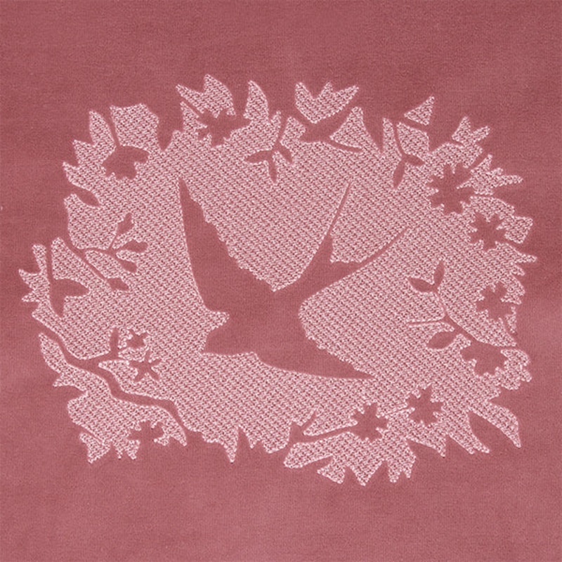 Woodland Swallow Scene (Embossed)