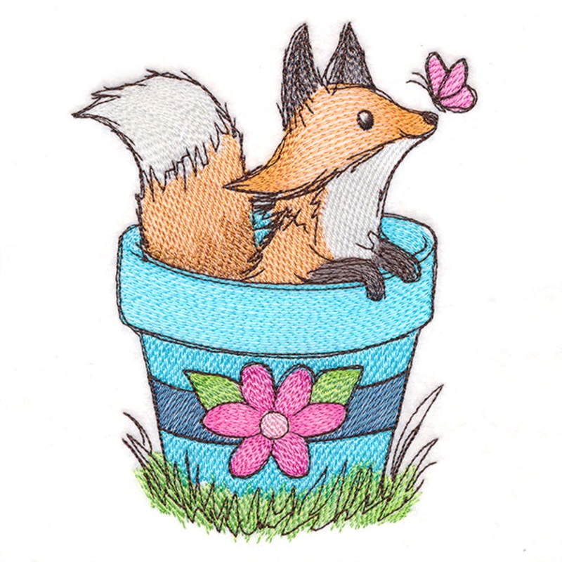 Woodland Garden Fox|5.88″ x 4.53″ / 149.46mm x 115.02mm|4.9″ x 3.75″ / 124.33mm x 95.17mm|3.89″ x 2.97″ / 98.79mm x 75.45mm|All Sizes