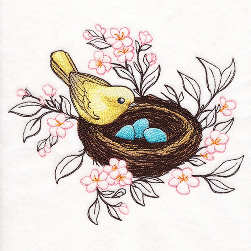 Yellow Warbler’s Nest|6.56″ x 7.8″ / 166.57mm x 198.12mm|5.85″ x 6.96″ / 148.55mm x 176.68mm|4.85″ x 5.77″ / 123.15mm x 146.47mm|All Sizes