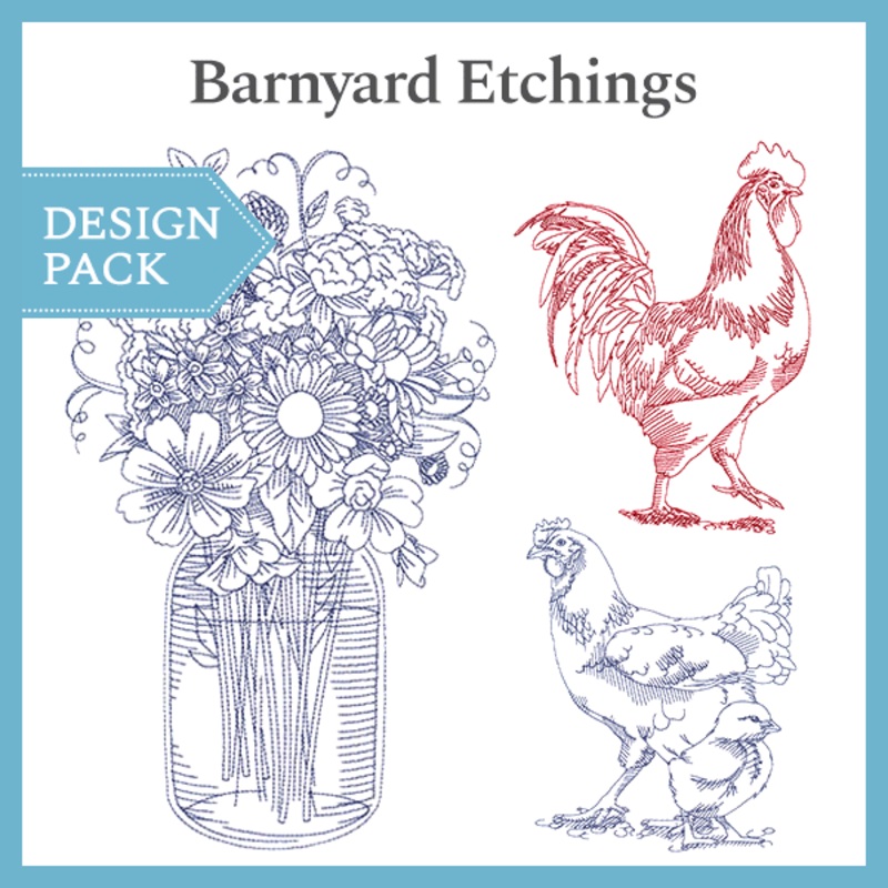A Barnyard Etchings Design Pack