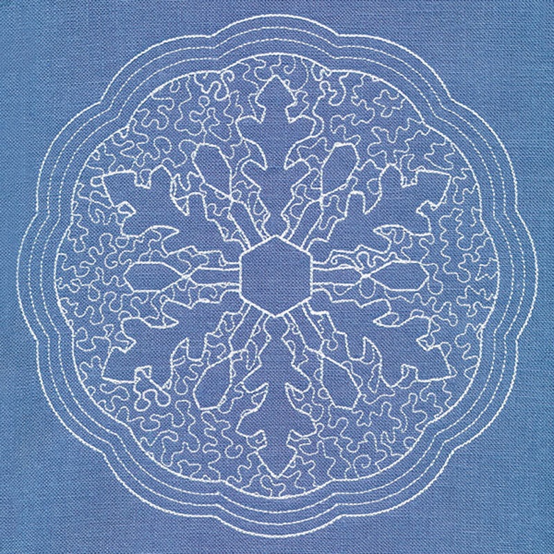 Winter Beauty Snowflake (Trapunto)