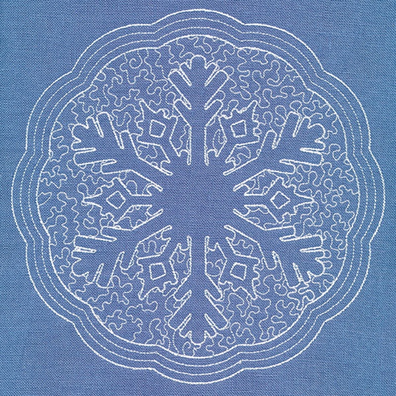 Winter Charm Snowflake (Trapunto)