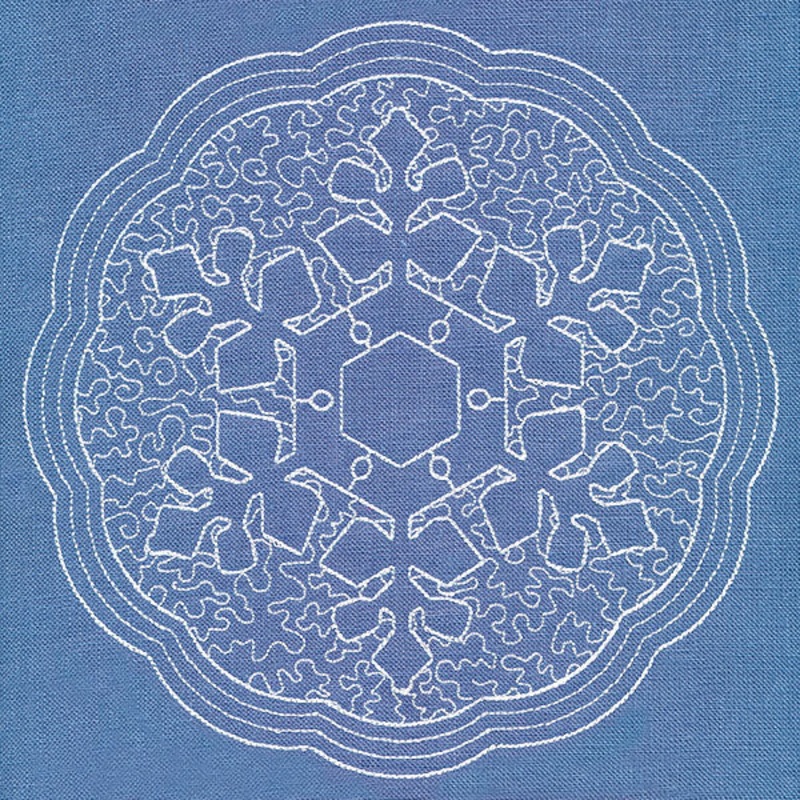Winter Elegance Snowflake (Trapunto)